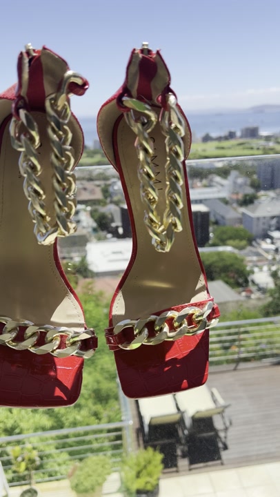 Simmi Gold Chain Heels