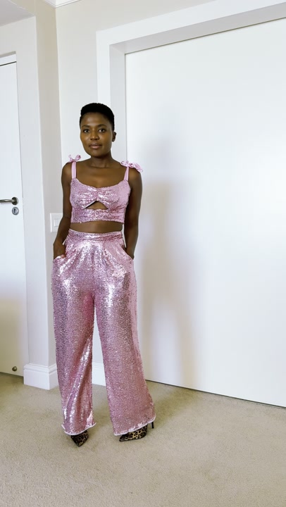 Desert Rose Sequin Set