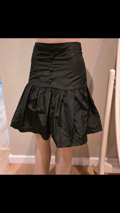 Jo Borkett  taffeta balloon mini skirt