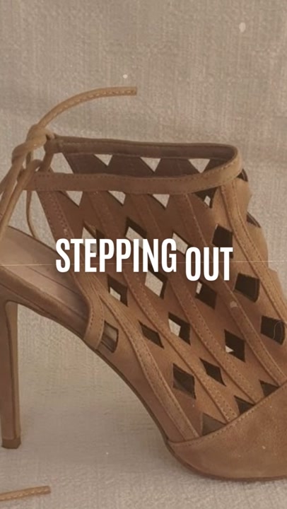 Witchery suede cut out heels