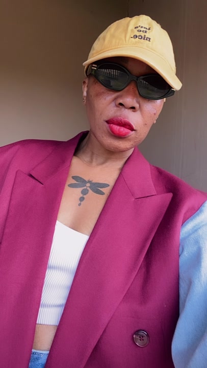 Upcycled blazer