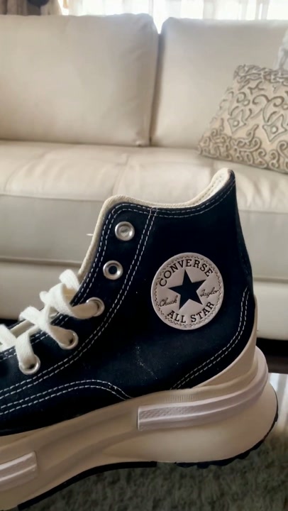 Converse High Top Sneakers Black & White UK 5 – Brand New