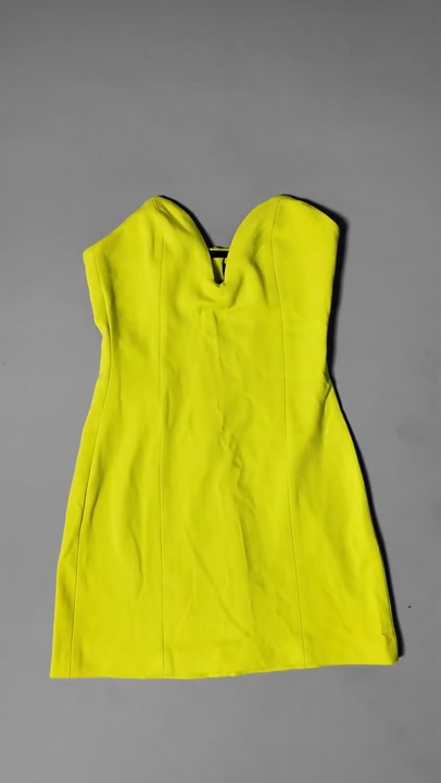 Zara Green Mini Boobtube Dress – Size XS | Like New | Party
