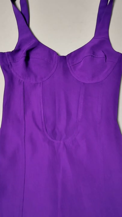 Zara Purple Mini Strap Dress – Size XS | Like New | Night Ou