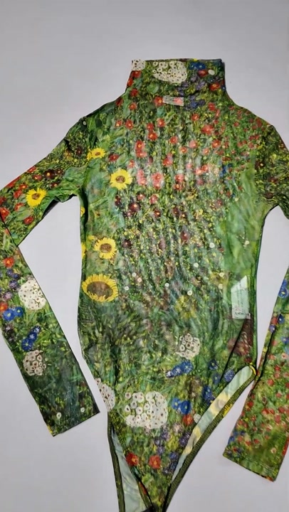 Zara Gustav Klimt Bodysuit – Size Small | Like New | Af