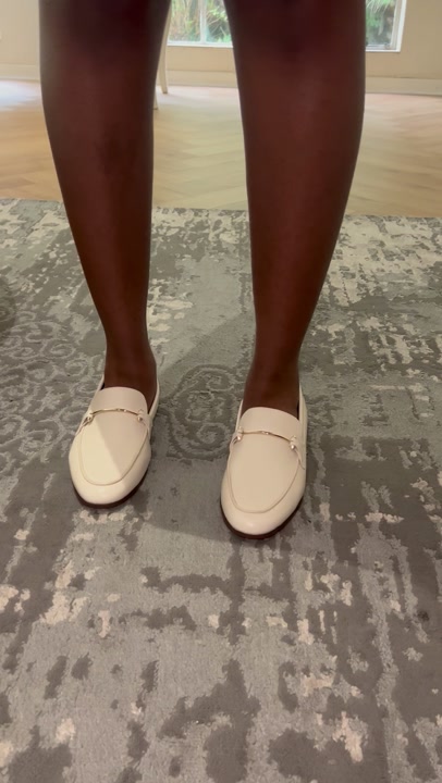 Wittner Leather Loafers in Ivory