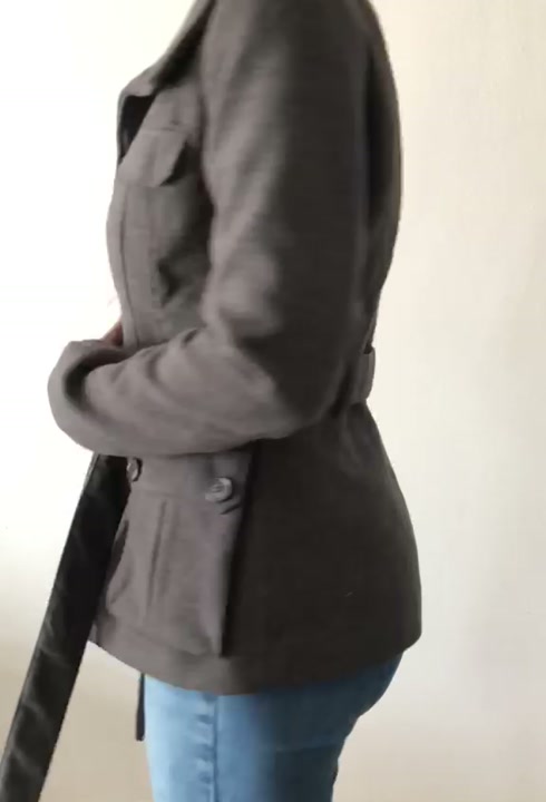 H&M Grey Women's coat – Like-New, Size S
