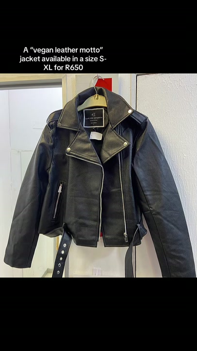 Women's Leather Jacket – Size L | Brand New