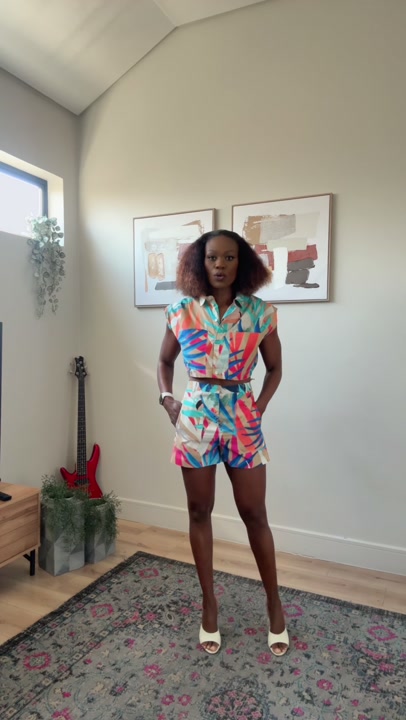 Zara Women Matching Set, Multi coloured 
