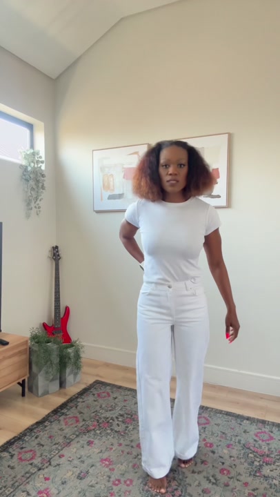 Zara White Jeans