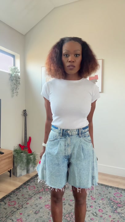Zara Blue Denim Shorts