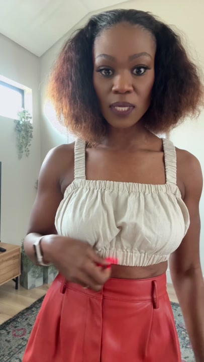 H&M Beige Crop Top