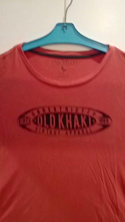 Old Khaki Men's Orange T-Shirt, Size 3XL, Well-Loved Condition