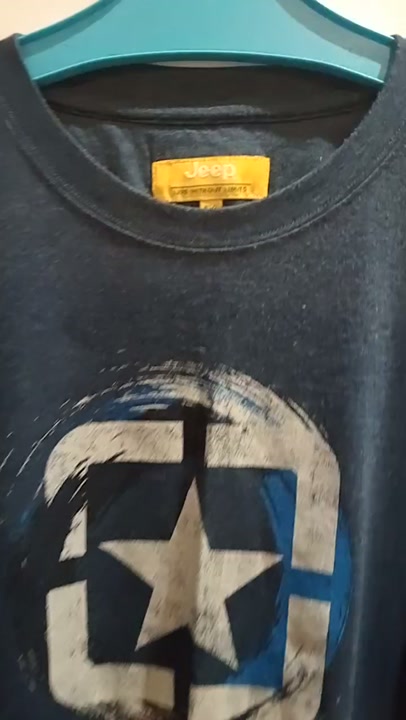 Jeep Navy Men's T-Shirt, Size 3XL, Gently Used