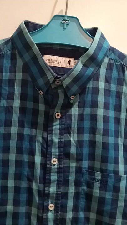 Pringle of Scotland Blue Golf Shirt, Size 3XL, Pre-Loved