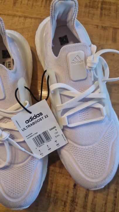 Adidas Men's Sneakers in White, UK 8 / EU 42 / US 9