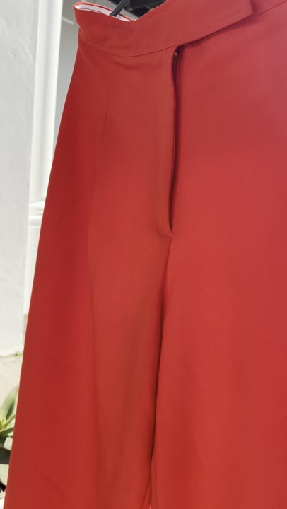 Zara Red Trousers, Size XL, Pre-Loved with Honest Wear