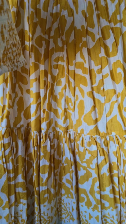 Zara Yellow Moroccan Print Crop Top & Maxi Skirt Set, XS