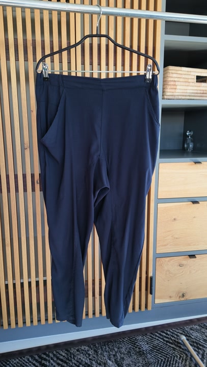 Witchery Navy Tapered Harem Trousers, Size 8, Like New