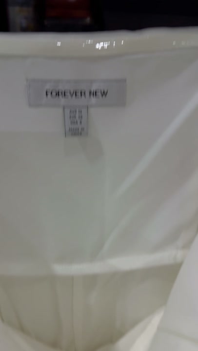 Forever New Long Dress in White, Size 10 | Brand New with Tags