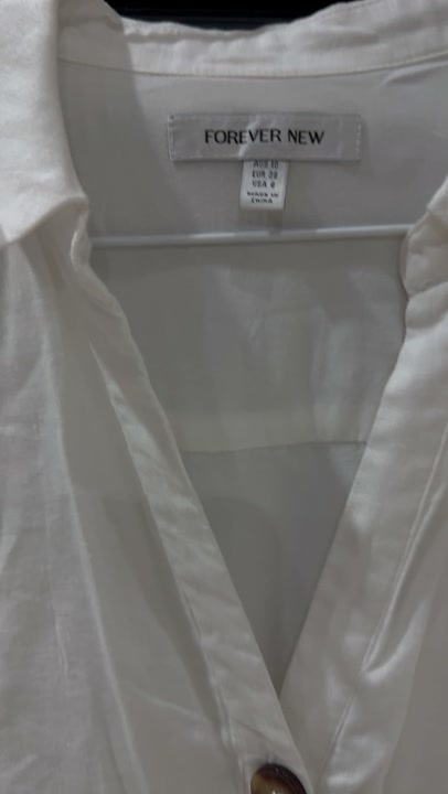 Forever New Long Dress in White | Size 10/M | Brand New with Tags