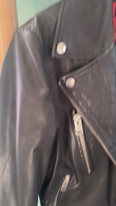Diesel TIMELESS Collection genuine lamb leather biker jacket