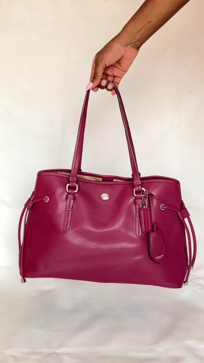 Coach Peyton leather tote bag 