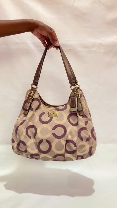 Coach  Vintage Coach Madison op art Maggie 