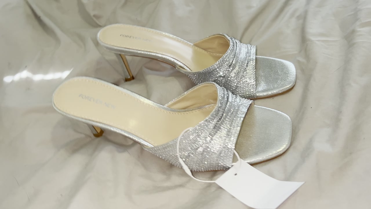Silver High Heels from Forever New