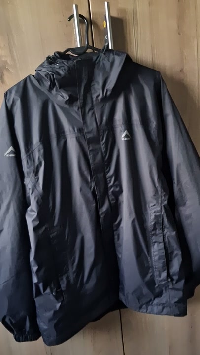 K-Way Black Utility Jacket, Size M, Like New