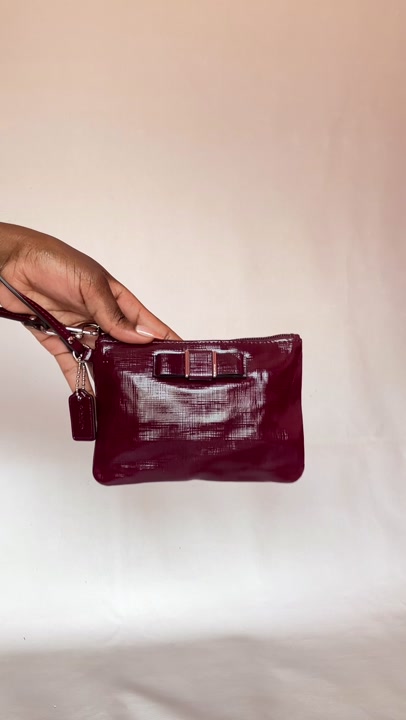 Coach Darcy Bow Wristlet